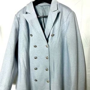 New XXL light blue women’s coat